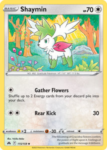 Shaymin 115/159 SWSH Crown Zenith Uncommon Pokemon Card TCG Near Mint