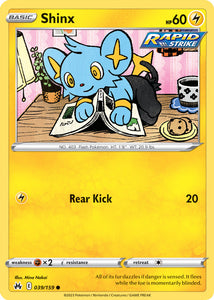 Shinx 039/159 SWSH Crown Zenith Common Pokemon Card TCG Near Mint