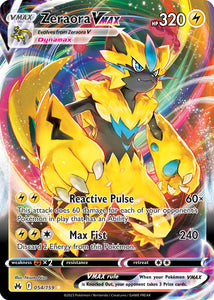 Zeraora VMAX 054/159 SWSH Crown Zenith Ultra Rare Pokemon Card TCG Near Mint