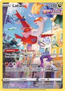 Latias GG20/GG70 SWSH Crown Zenith Galarian Gallery Full Art Holo Pokemon Card TCG Near Mint