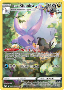 Hisuian Goodra GG21/GG70 SWSH Crown Zenith Galarian Gallery Full Art Holo Pokemon Card TCG Near Mint