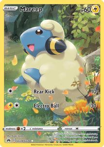 Mareep GG34/GG70 SWSH Crown Zenith Galarian Gallery Full Art Holo Pokemon Card TCG Near Mint