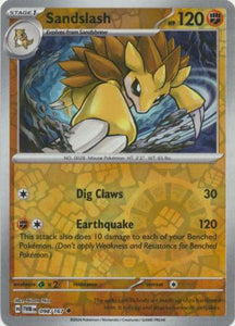 Sandslash 098/167 SV Twilight Masquerade Reverse Holo Uncommon Pokemon Card TCG Near Mint