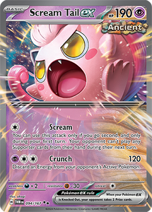Scream Tail ex 094/167 SV Twilight Masquerade Double Rare Pokemon Card TCG Near Mint
