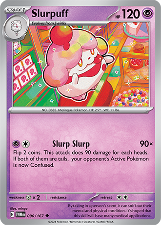 Slurpuff 090/167 SV Twilight Masquerade Uncommon Pokemon Card TCG Near Mint
