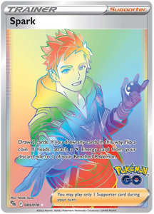 Spark 85/78 SWSH Pokemon GO Secret Rare Full Art Pokemon Card TCG Near Mint