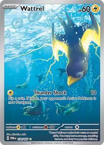 Wattrel 178/167 SV Twilight Masquerade Full Art Illustration Rare Pokemon Card TCG Near Mint