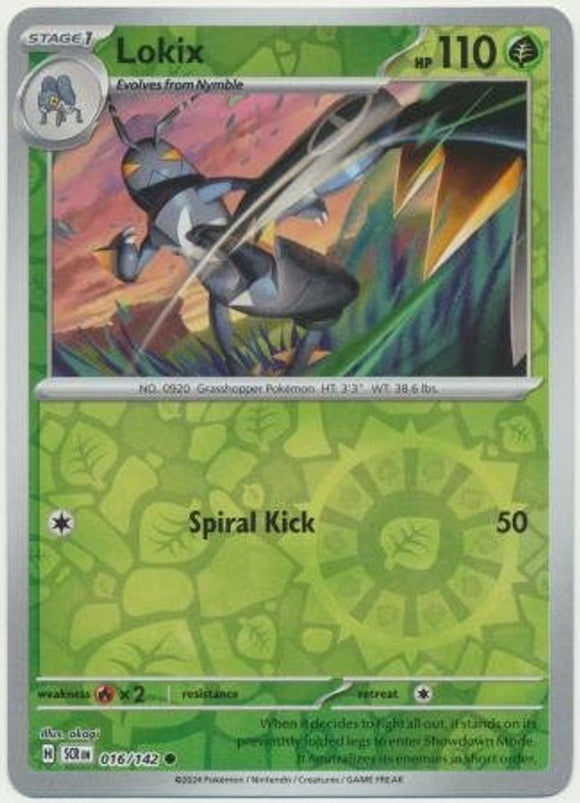 lokix pokemon card Lokix (16/142) SV Stellar Crown Reverse Holo Common Pokemon Card TCG – Kawaii Collector