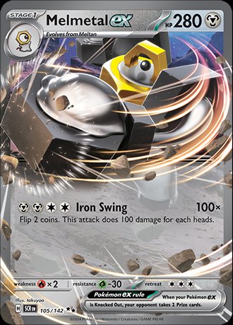 Image of Melmetal ex Stellar Crown (SCR) #105