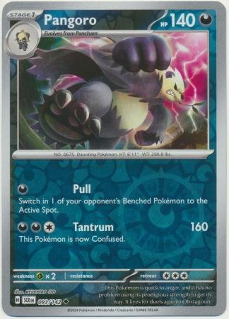 Image of Pangoro Stellar Crown (SCR) #093