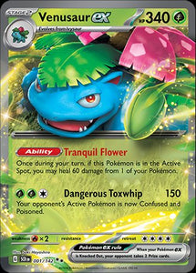 Image of Venusaur ex Stellar Crown (SCR) #001