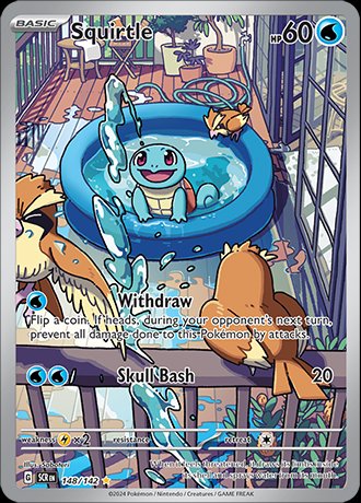 Image of Squirtle Stellar Crown (SCR) #148