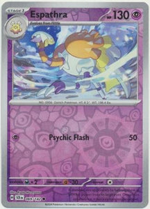 Espathra (69/142) SV Stellar Crown Reverse Holo Common Pokemon Card TC – Kawaii Collector