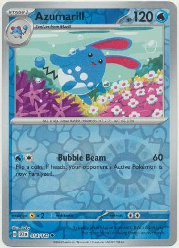 Image of Azumarill Stellar Crown (SCR) #034