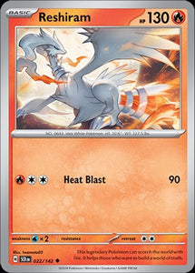 Image of Reshiram Stellar Crown (SCR) #022