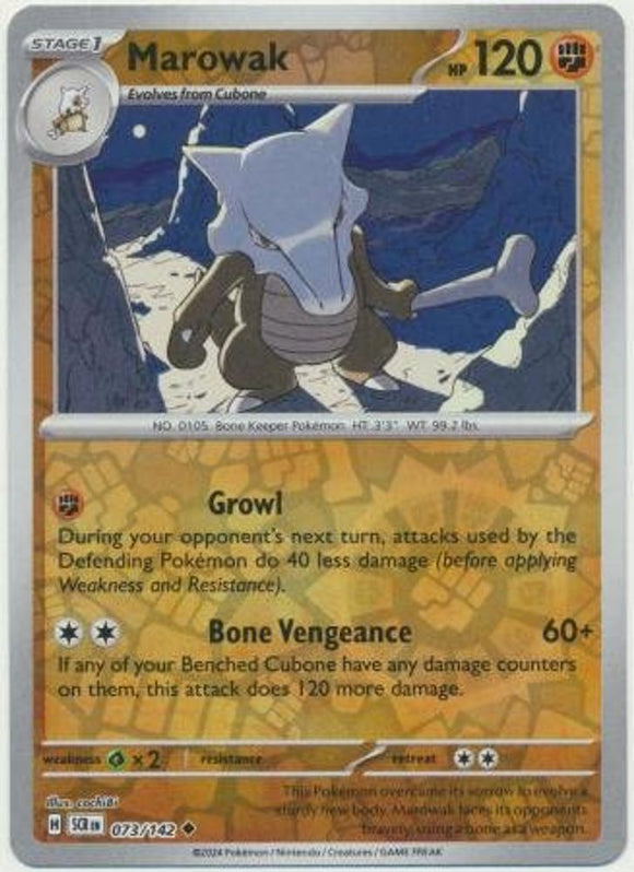 Image of Marowak Stellar Crown (SCR) #073