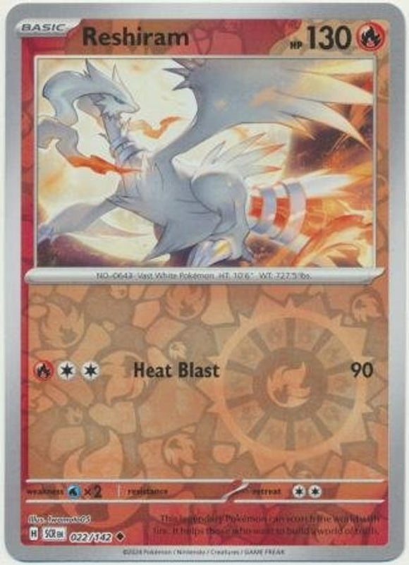 Image of Reshiram Stellar Crown (SCR) #022