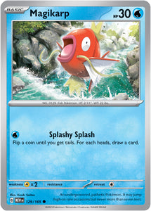 Magikarp 129/165 SV 151 Set Common Pokemon Card TCG Near Mint