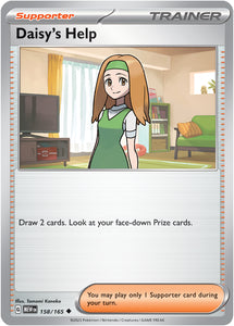 Daisy's Help 158/165 SV 151 Set Uncommon Trainer Pokemon Card TCG Near Mint