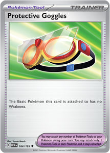 Protective Goggles 164/165 SV 151 Set Uncommon Trainer Pokemon Card TCG Near Mint