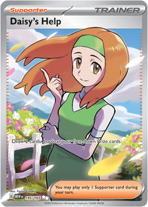 Daisy's Help 195/165 SV 151 Set Full Art Ultra Rare Pokemon Card TCG Near Mint