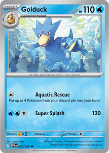 Golduck 055/165 SV 151 Set Uncommon Pokemon Card TCG Near Mint