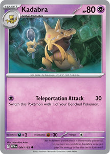 Kadabra 064/165 SV 151 Set Uncommon Pokemon Card TCG Near Mint