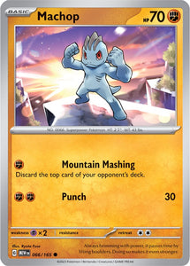 Machop 066/165 SV 151 Set Common Pokemon Card TCG Near Mint