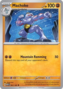 Machoke 067/165 SV 151 Set Uncommon Pokemon Card TCG Near Mint