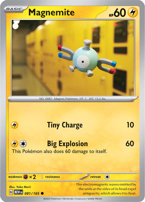 Magnemite 081/165 SV 151 Set Common Pokemon Card TCG Near Mint