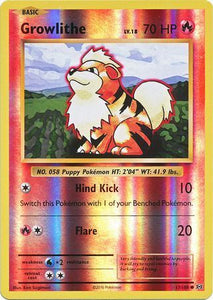 Kawaii Collector Australia Pokemon Card TCG Growlithe 17/108 XY Evolutions Reverse Holo Common Pokemon Card TCG