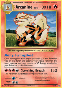 Arcanine 18/108 XY Evolutions Rare Pokemon Card TCG Kawaii Collector Arcanine 18/108 XY Evolutions Rare Pokemon Card TCG Kawaii Collector