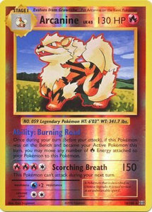 Kawaii Collector Australia Pokemon Card TCG Arcanine 18/108 XY Evolutions Reverse Holo Rare Pokemon Card TCG