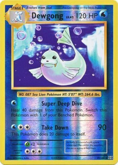 Dewgong 29/108 XY Evolutions Reverse Holo Rare Pokemon Card TCG
