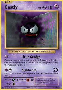 Gastly 47/108 XY Evolutions Common Pokemon Card TCG