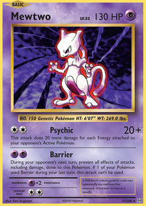 Mewtwo 51/108 XY Evolutions Rare Pokemon Card TCG