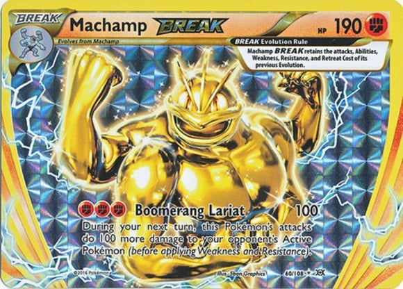 Machamp Break 60/108 XY Evolutions Holo Rare Pokemon Card TCG