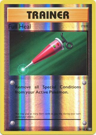 Full Heal 78/108 XY Evolutions Reverse Holo Uncommon Trainer Pokemon Card TCG