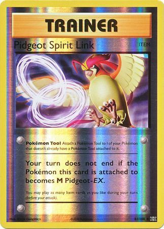 Pidgeot Spirit Link 81/108 XY Evolutions Reverse Holo Uncommon Trainer Pokemon Card TCG
