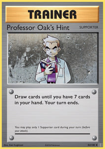 Professor Oak's Hint 84/108 XY Evolutions Uncommon Trainer Pokemon Card TCG