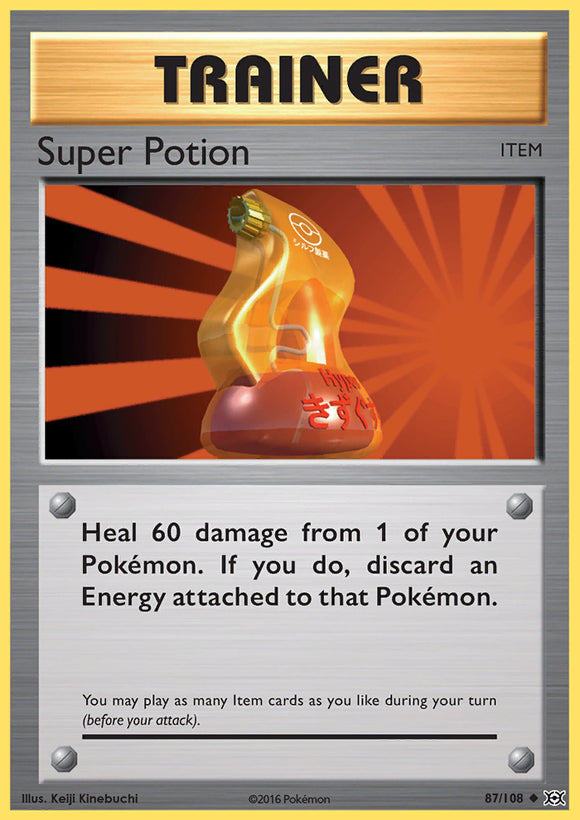 Super Potion 87/108 XY Evolutions Uncommon Trainer Pokemon Card TCG