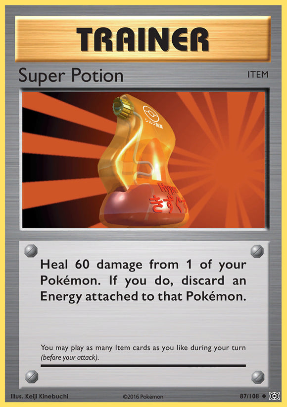 potion pokemon card value Super Potion 87/108 XY Evolutions Uncommon Trainer Pokemon Card TCG – Kawaii Collector