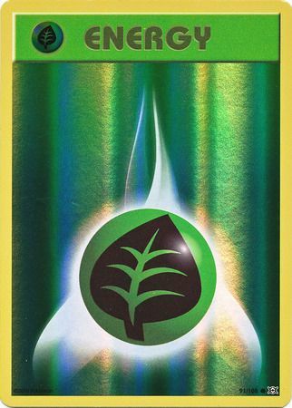 Grass Energy 91/108 XY Evolutions Reverse Holo Pokemon Card TCG