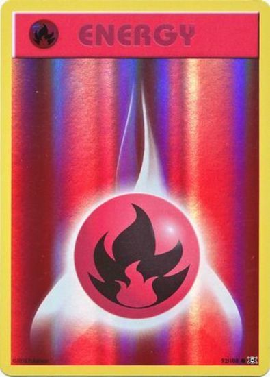 Fire Energy 92/108 XY Evolutions Reverse Holo Pokemon Card TCG