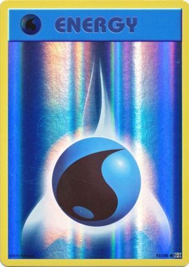 Water Energy 93/108 XY Evolutions Reverse Holo Pokemon Card TCG