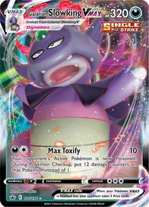 Galarian Slowking VMAX 100/198 SWSH Chilling Reign Ultra Rare Pokemon Card TCG Near Mint