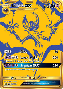 Lunala GX SM103a Black Star Alternate Art Promo Full Art Pokemon Card TCG kawaii collector australia