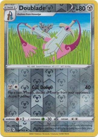 Doublade 106/163 SWSH Battle Styles Reverse Holo Uncommon Pokemon Card TCG