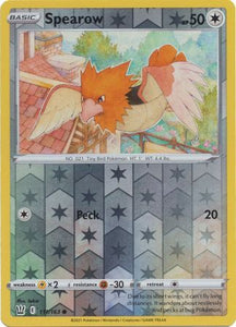 Spearow 111/163 SWSH Battle Styles Reverse Holo Common Pokemon Card TCG