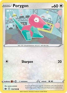 Porygon 116/198 SWSH Chilling Reign Common Pokemon Card TCG Near Mint